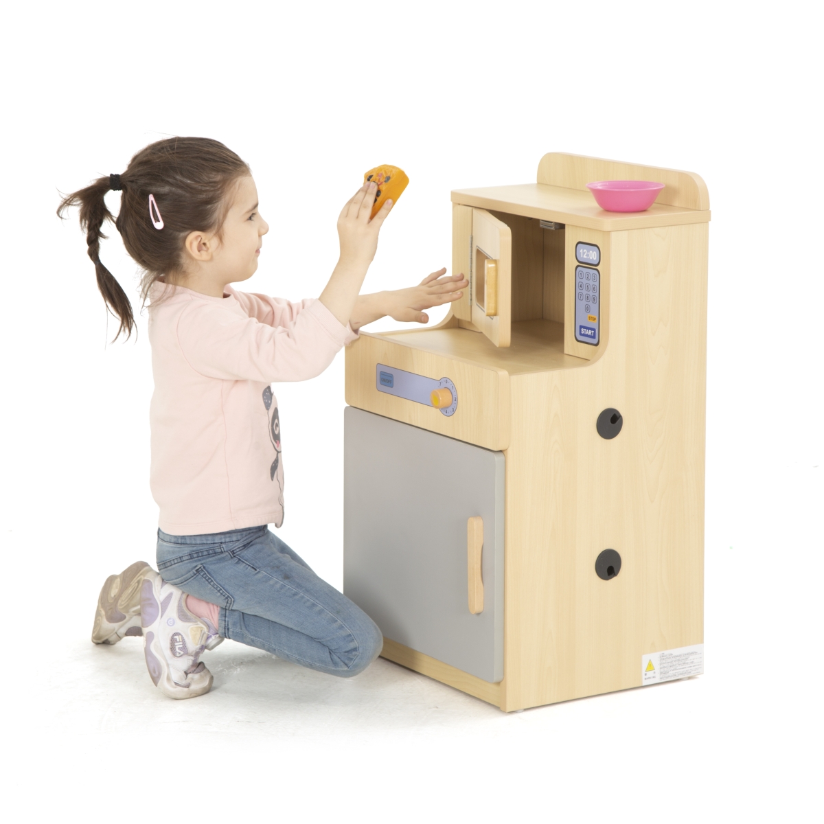 Wisdom - Speelkeuken indoor: koelkast met microgolf stimuleert creativiteit en coöperatief spel. Maak leren leuk en spannend.