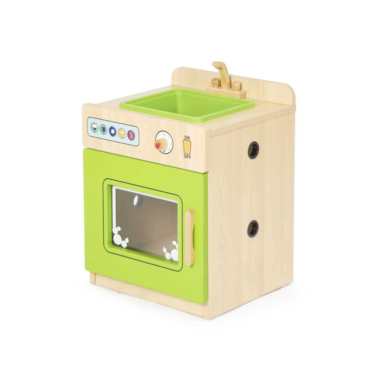 Wisdom - Speelkeuken indoor: spoelbak en afwasmachine stimuleert creativiteit en coöperatief spel. Maak leren leuk en spannend.