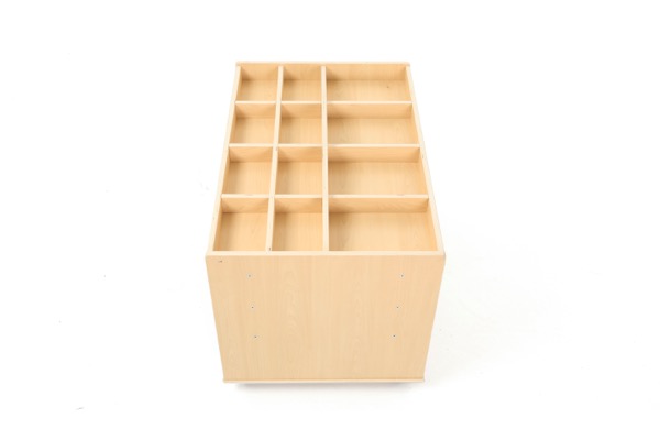 Wisdom - Verrijdbare materiaalkast voor papiersets, scharen, penselen, verf flessen en andere creatieve materialen.