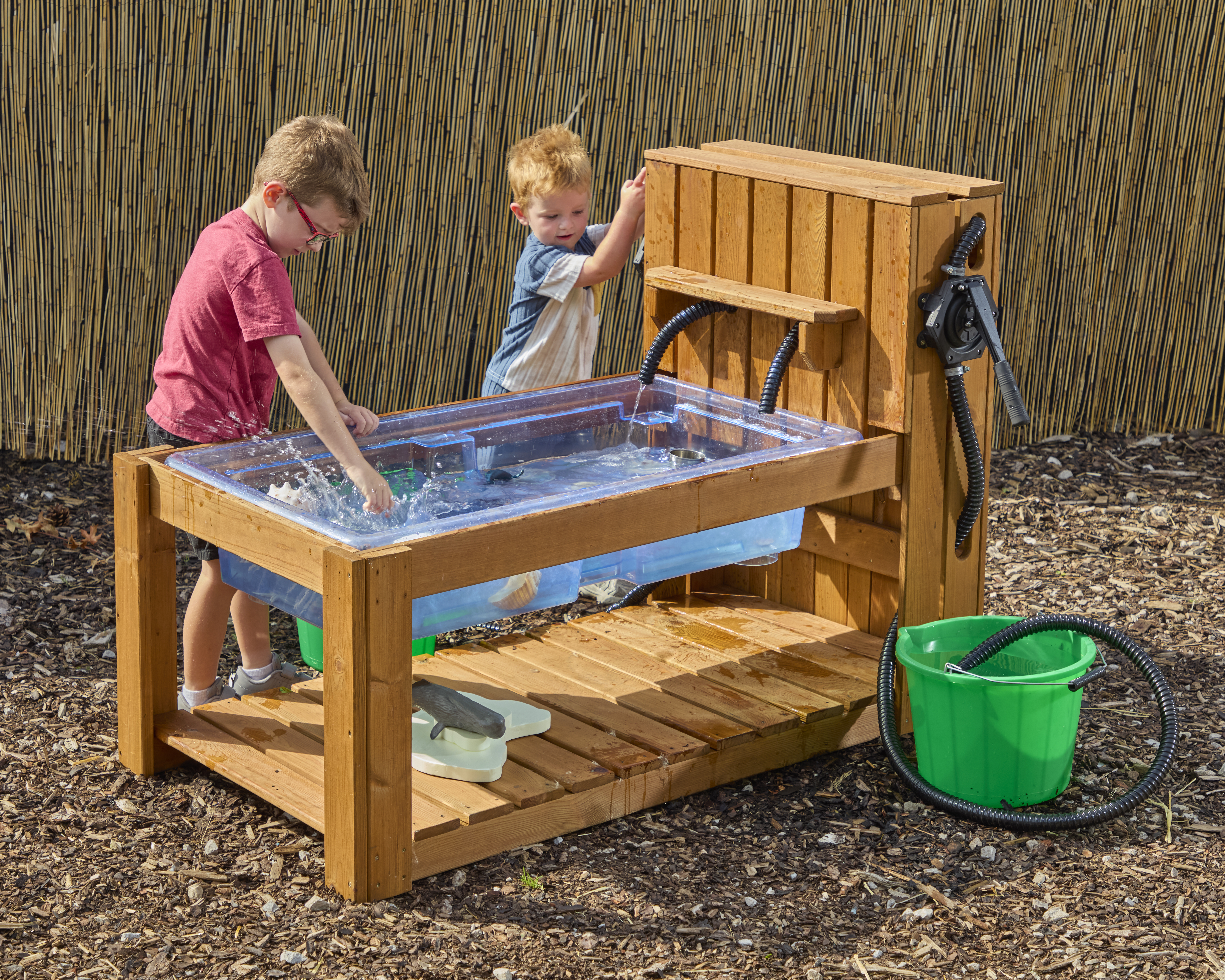 Waterspel Dubbel pompstation